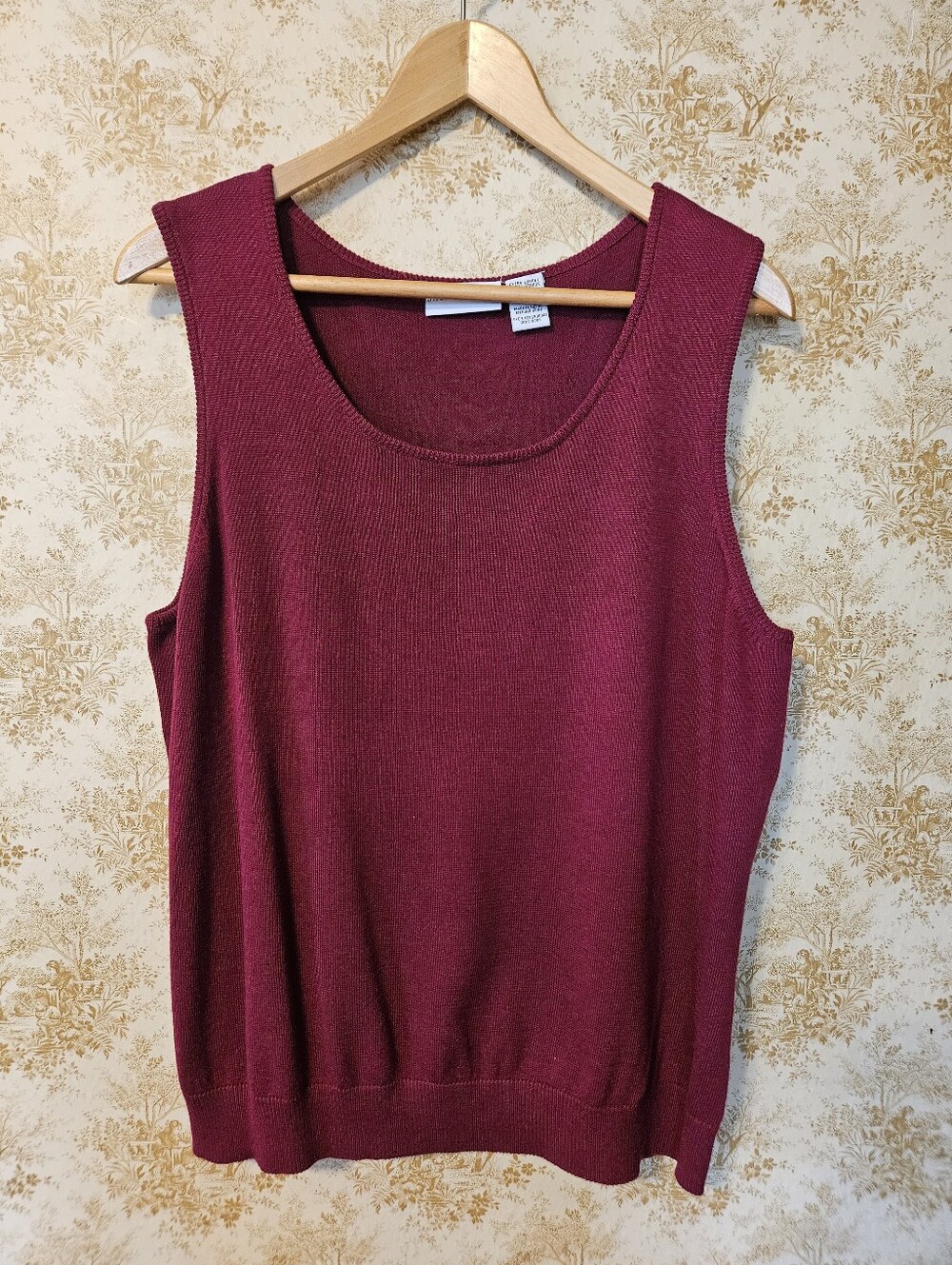 Vintage Jaclyn Smith Knit Sweater Tank Top
